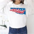 Red Blue Logo Oklahoma State Of America Unisex Sweatshirt