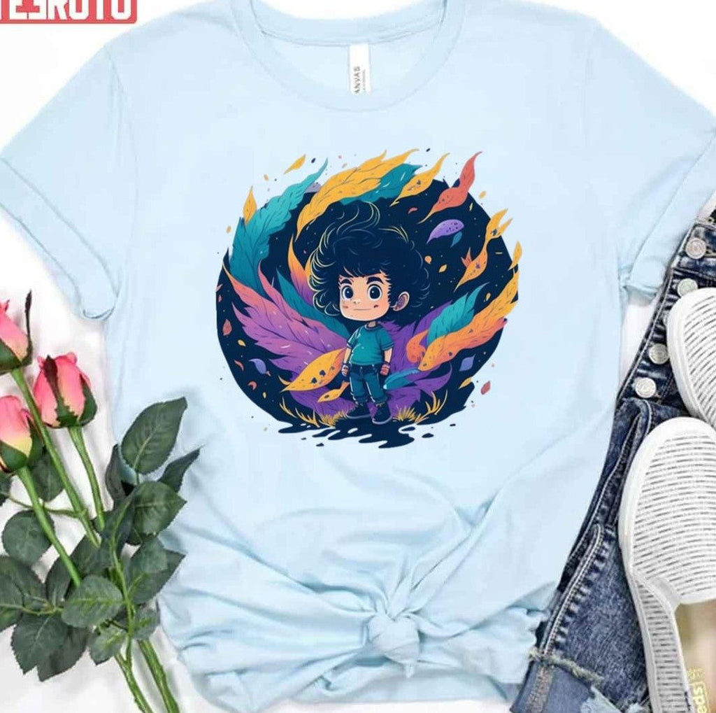 Starry Eyed Stargazer Dreamy And Imaginative Boy Unisex T-Shirt