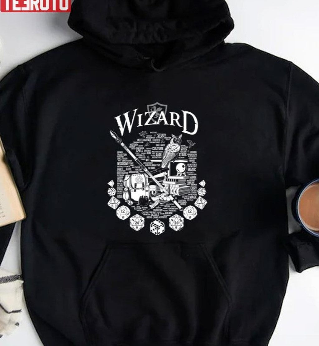RPG Game Series Wizard White Version Unisex T-Shirt