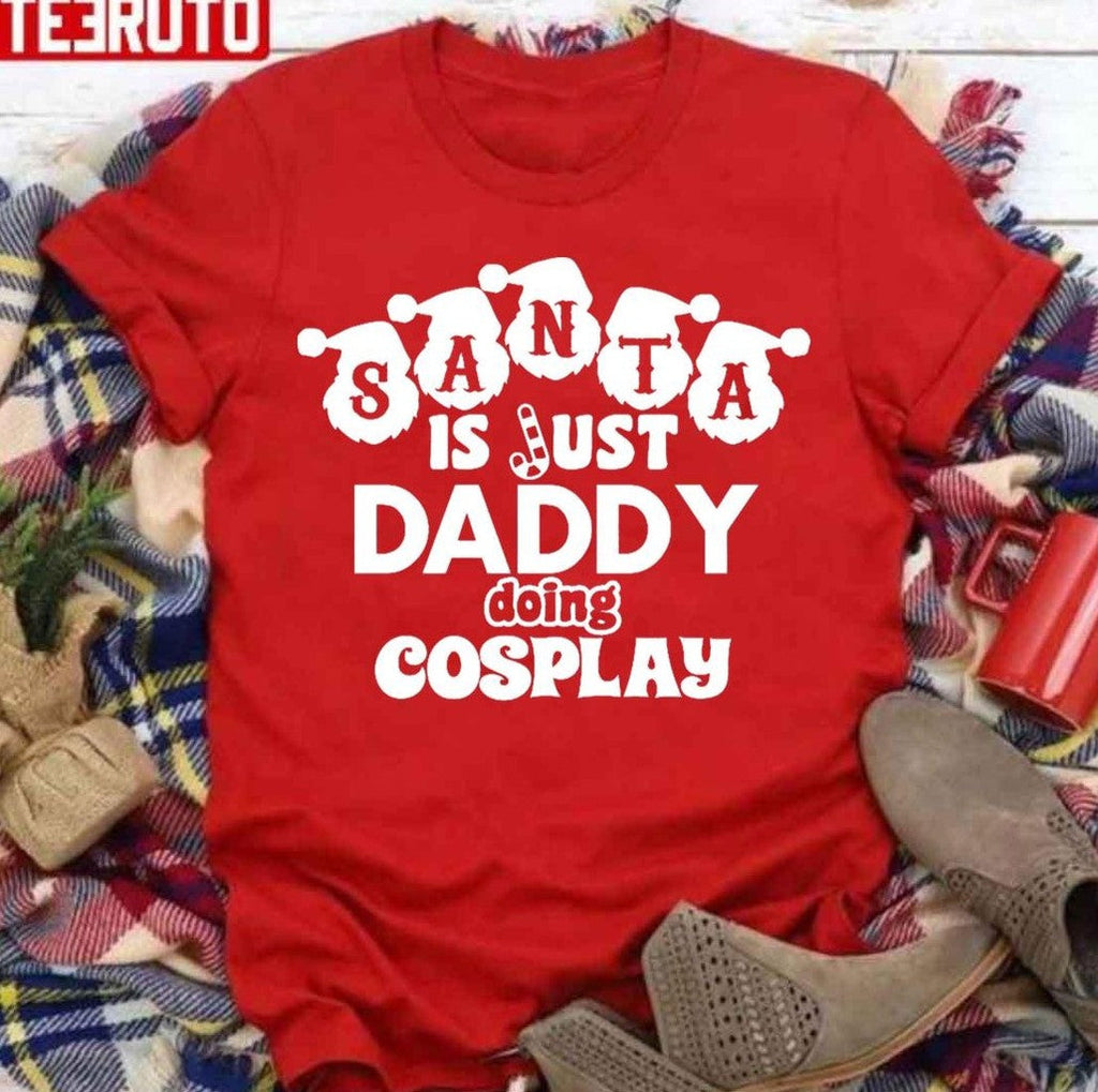 Santa Claus Christmas Slogan For Santa Dads Unisex Sweatshirt