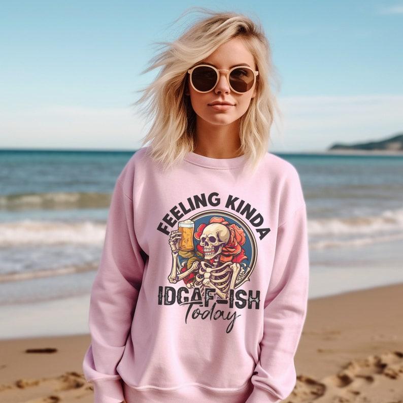 Idgaf Sweatshirt, IDGAF-Ish Sarcastic Shirt, Moody Sweater, Introvert Gift