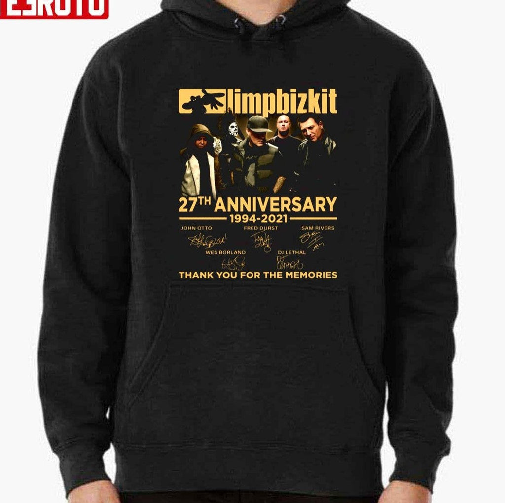 27th Anniversary 1994-2021 Limp Bizkit Thank You For The Memories Unisex T-Shirt