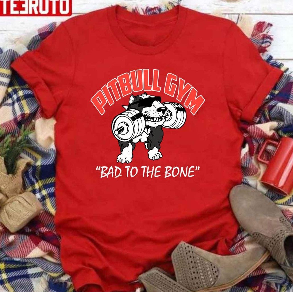 Pitbull Dog Gym And Fitness Unisex Sweatshirt