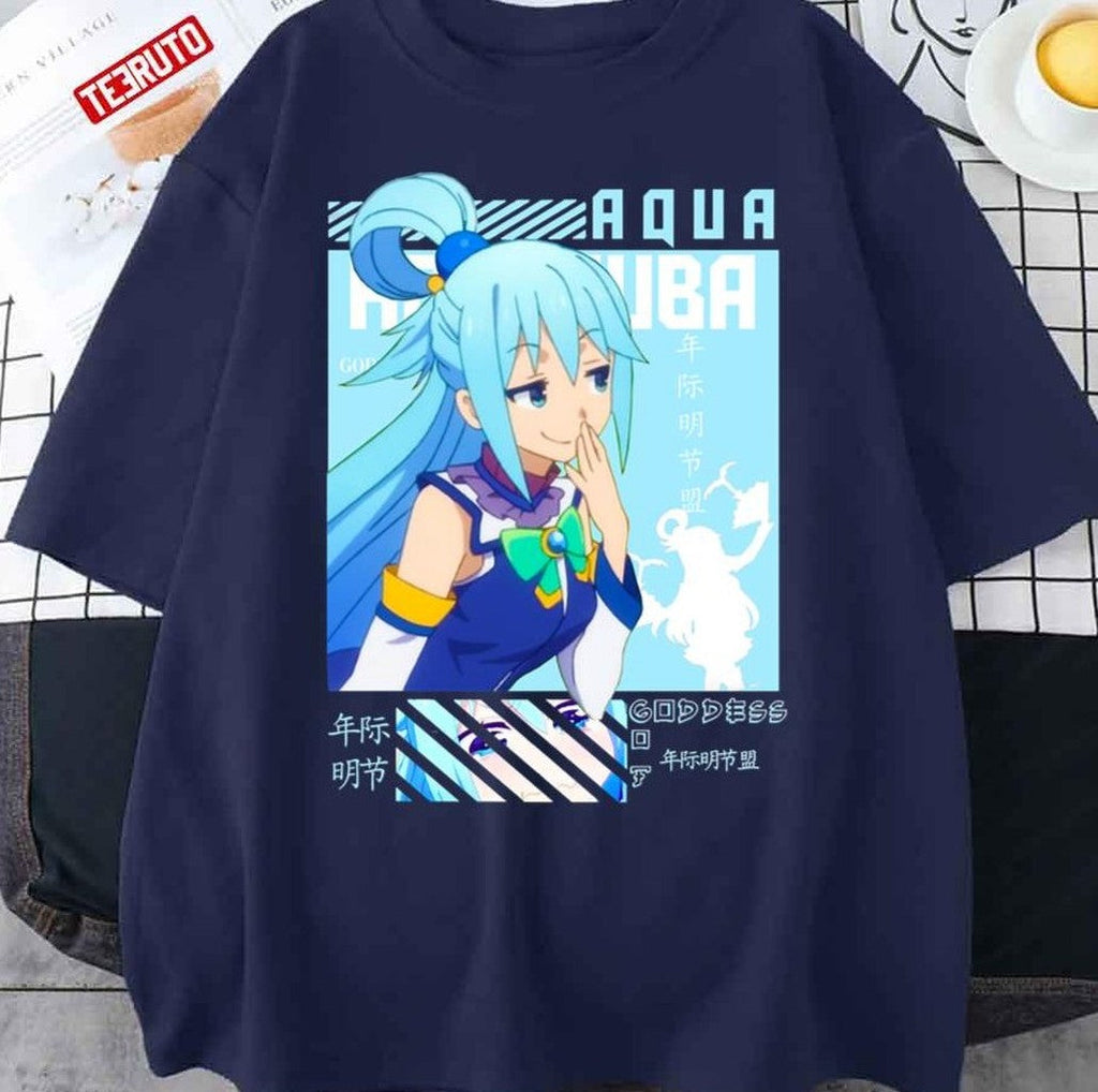 Aqua Konosuba Series Anime Unisex T-Shirt