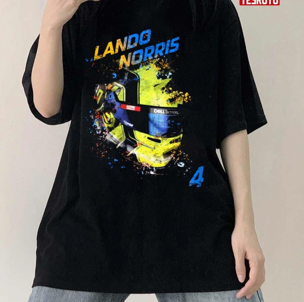 Number 4 Helmet Design Lando Norris Unisex Sweatshirt