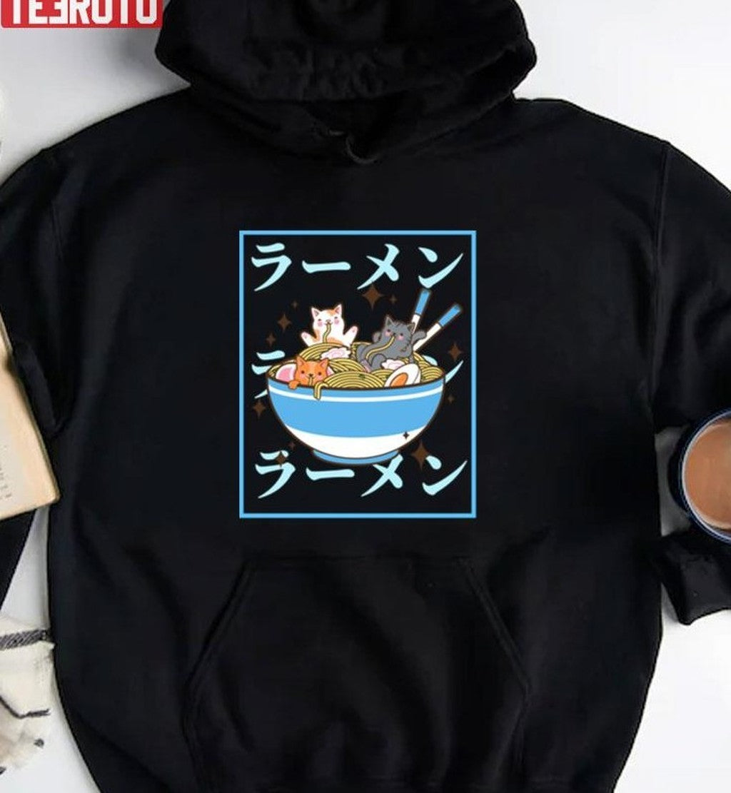 Neko Love Ramen Unisex Hoodie