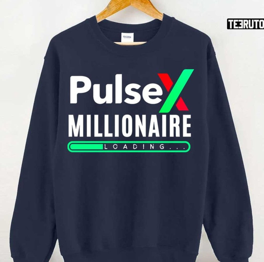 Pulsex Crypto Millionare Logo Unisex T-Shirt