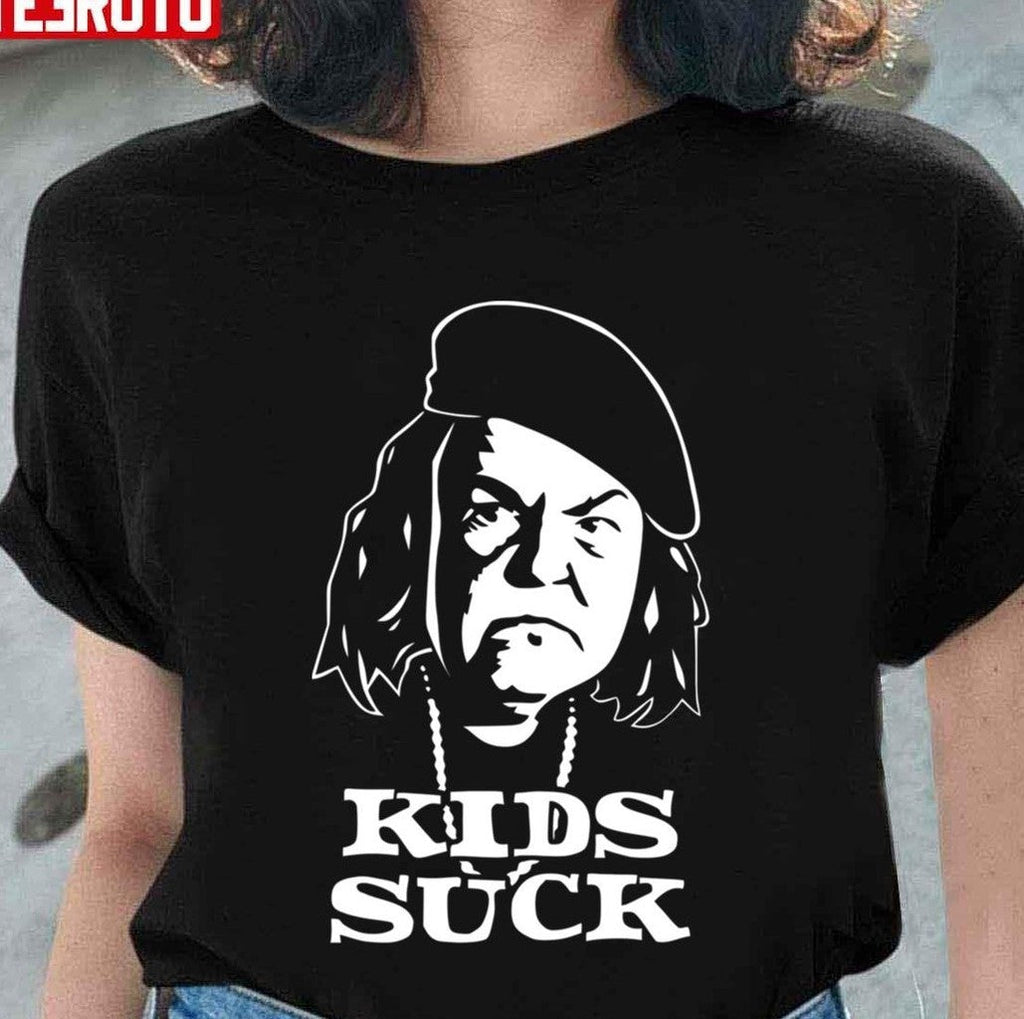 The Goonies Mama Fratelli Kids Suck White Design Unisex Sweatshirt
