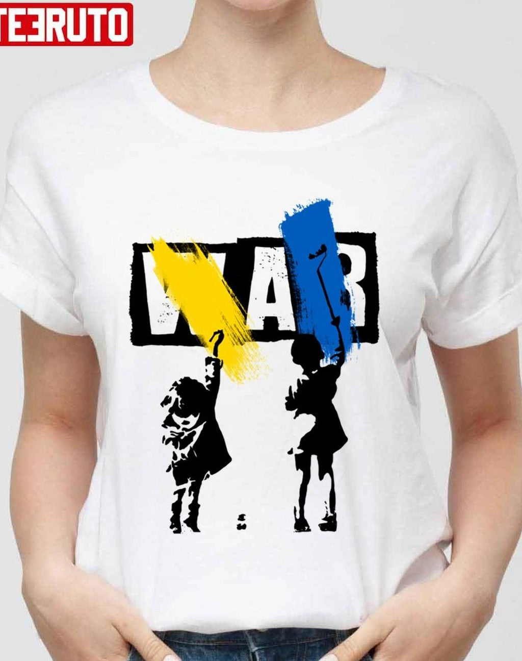 Stop The War Kids Are Painting Unisex T-Shirt