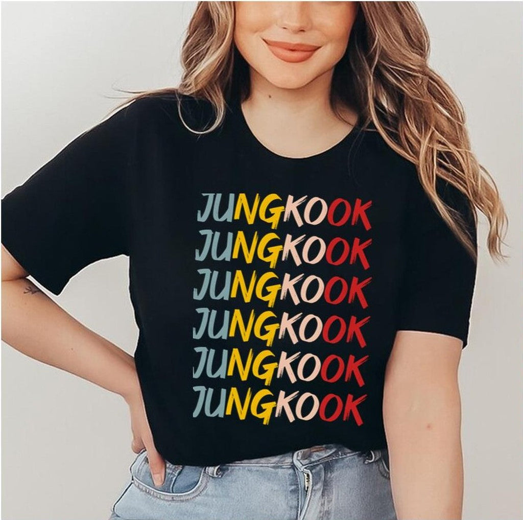 Birthday Jungkook Repeated Text Unisex Sweatshirt
