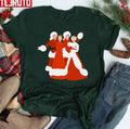 Movie White Christmas Minimalist Art Unisex T-shirt