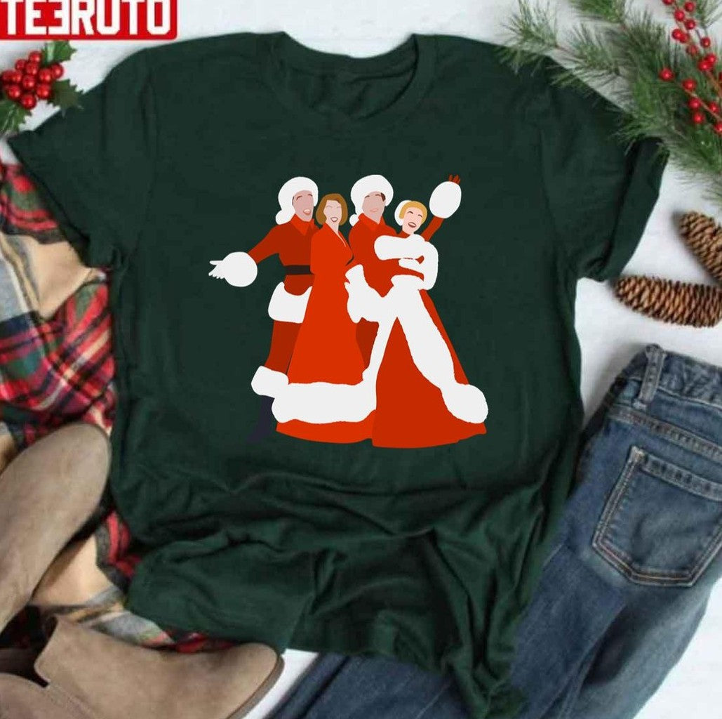 Movie White Christmas Minimalist Art Unisex T-shirt