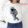 Astronaut Rugby Cute Design Unisex Sweatshirt