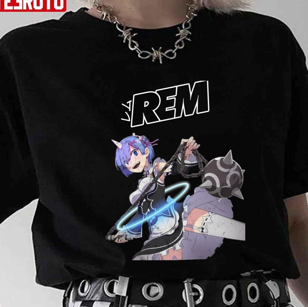 Oni Village Rezero Anime Rem Unisex T-Shirt
