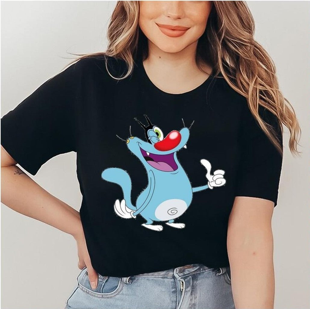 Ogyy The Cat From Oggy And The Cockroaches Unisex T-Shirt