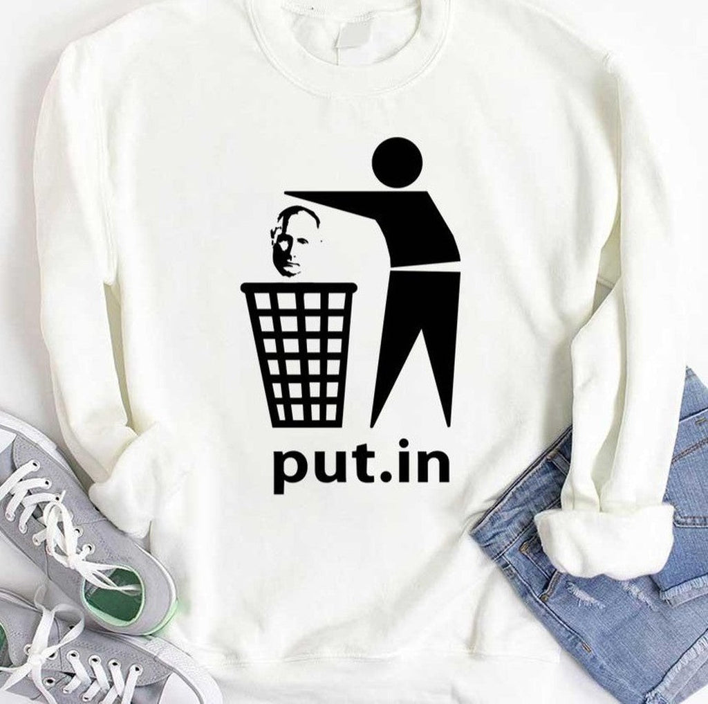 Put.In Trash Anti Putin Stand With Ukraine Unisex T-Shirt