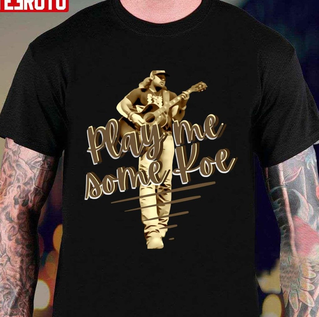 Play Me Some Koe Wetzel Sepia Unisex T-shirt