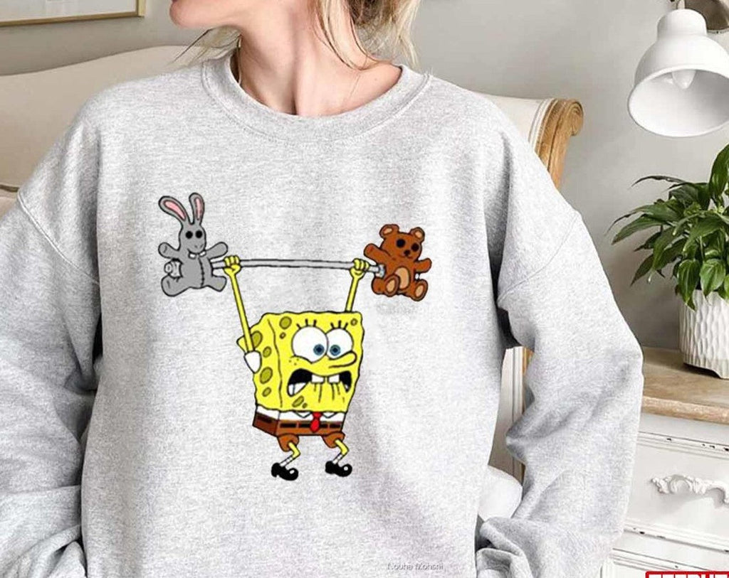 Spongbob Bodybuilding Unisex Sweatshirt
