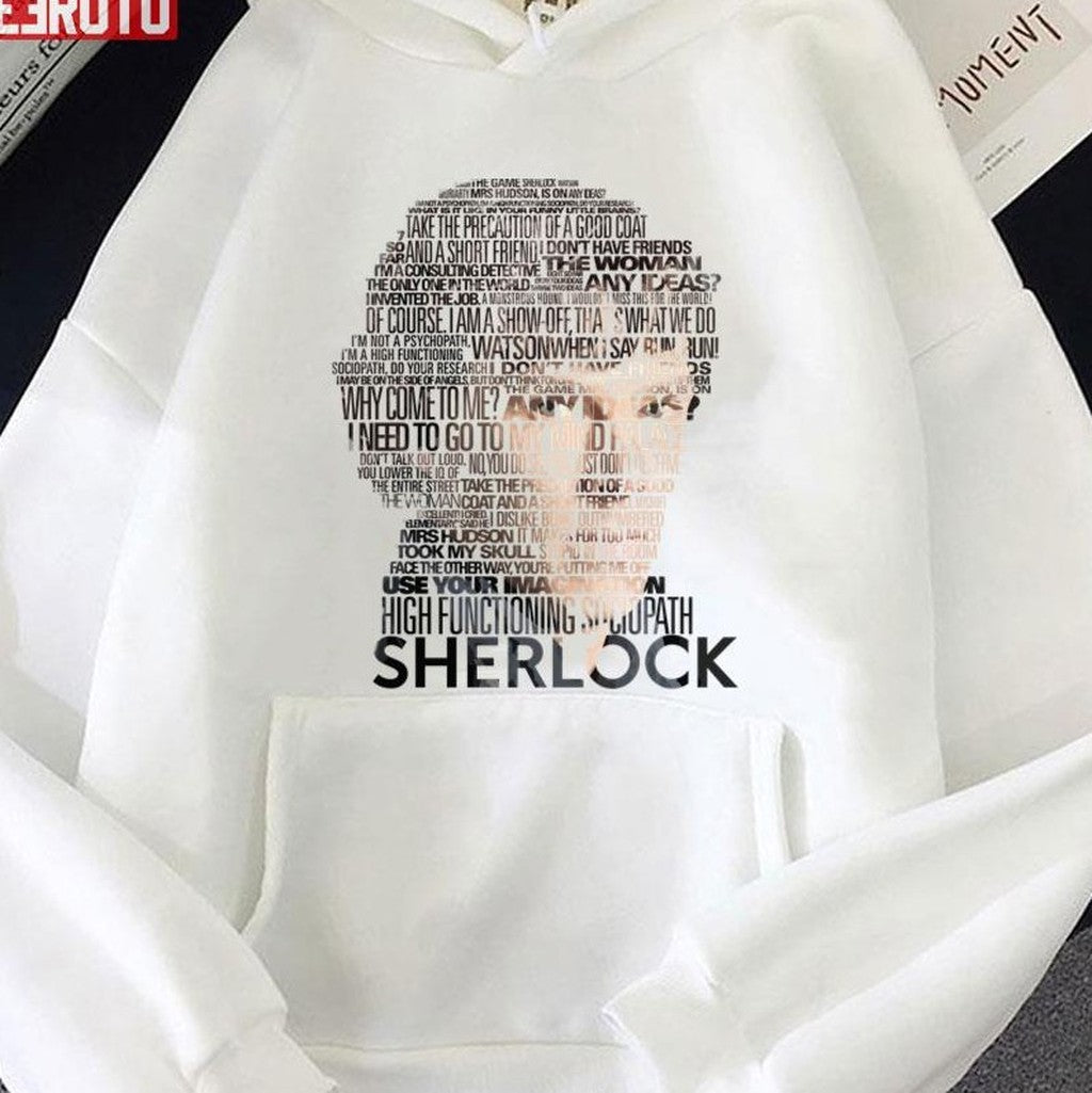 Sherlock Quotes Portrait Design Sherlock Holmes Unisex T-Shirt