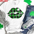 Shamrock Lucky Lips Saint Patrick's Day Unisex T-Shirt