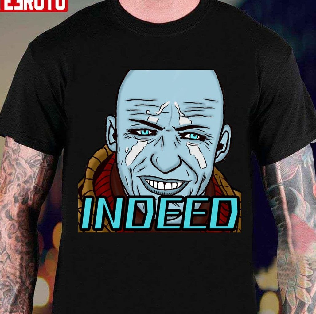 Smiling Zavala Destiny Video Game Character Indeed Unisex T-shirt