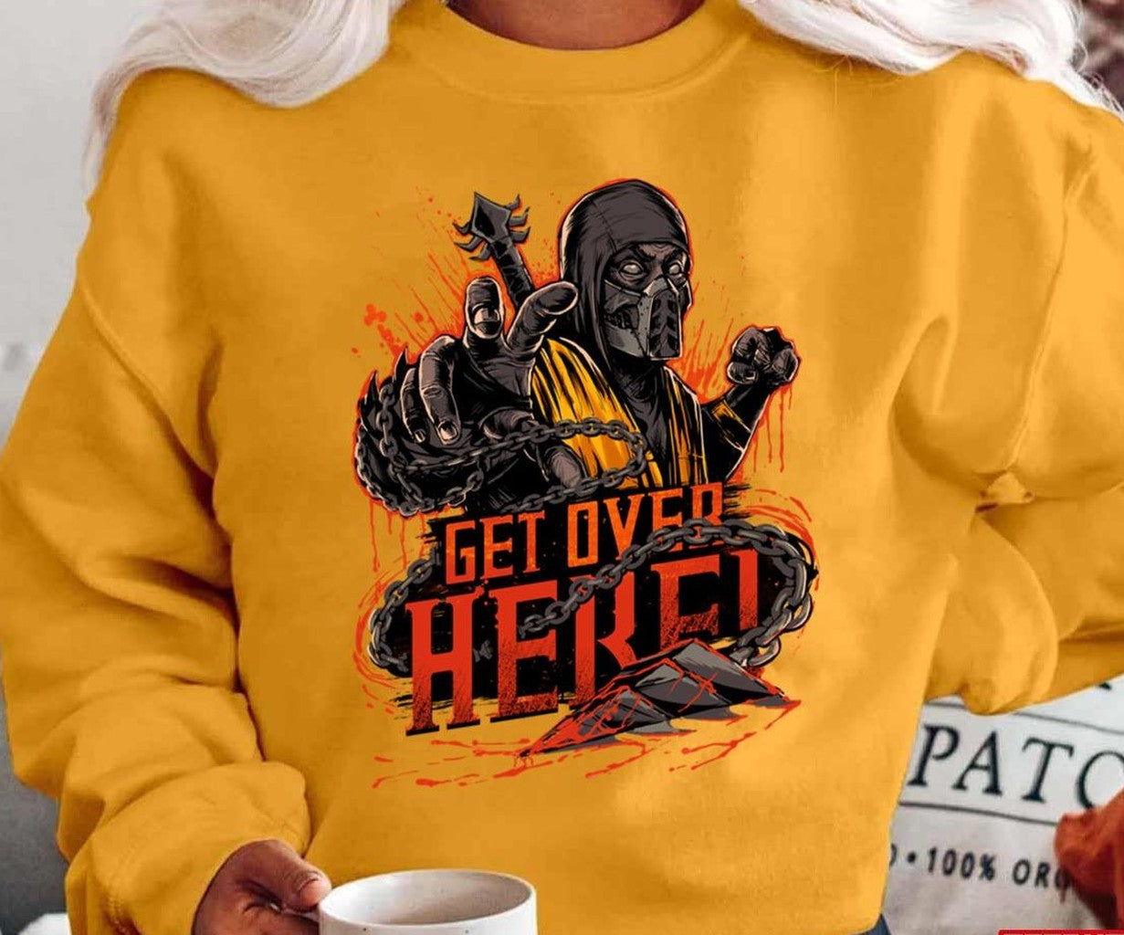 Scorpion Get Over Here Mortal Kombat Unisex T-Shirt
