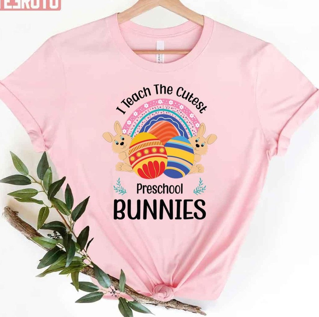 Preschool Teacher Easter Happy Easter Unisex T-shirt