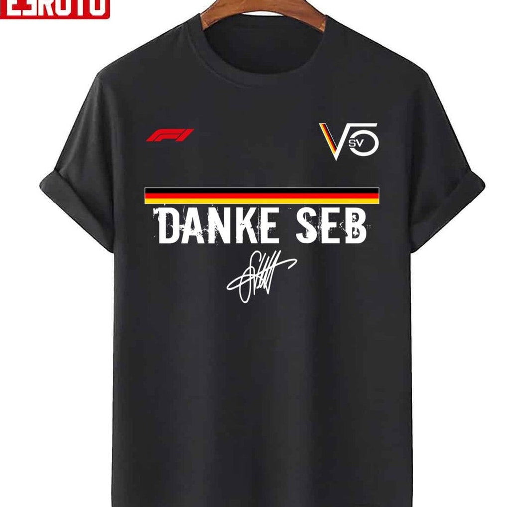 Best Danke Seb F1 V5 Sv Sebastian Vettel Formula 1 Unisex Sweatshirt