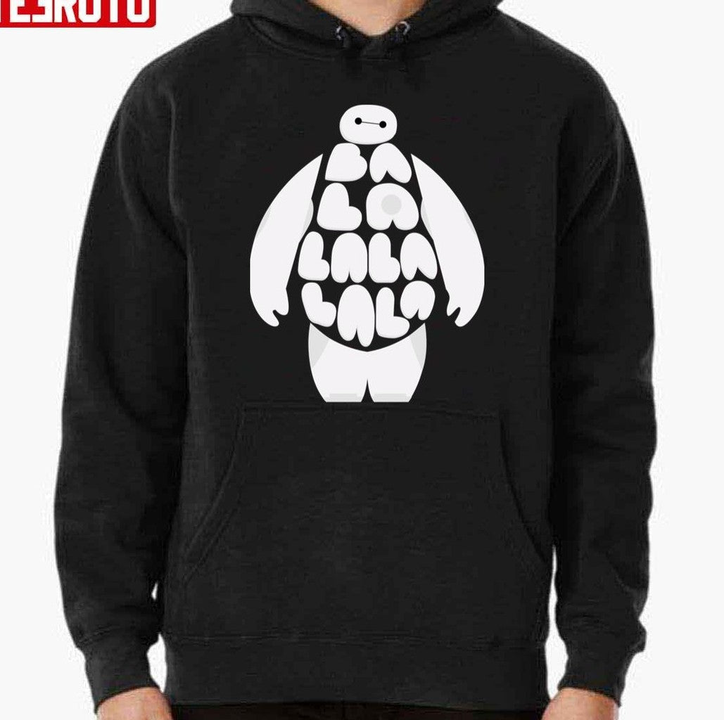 Balalalalala Baymax Big Hero Cartoon Unisex Hoodie