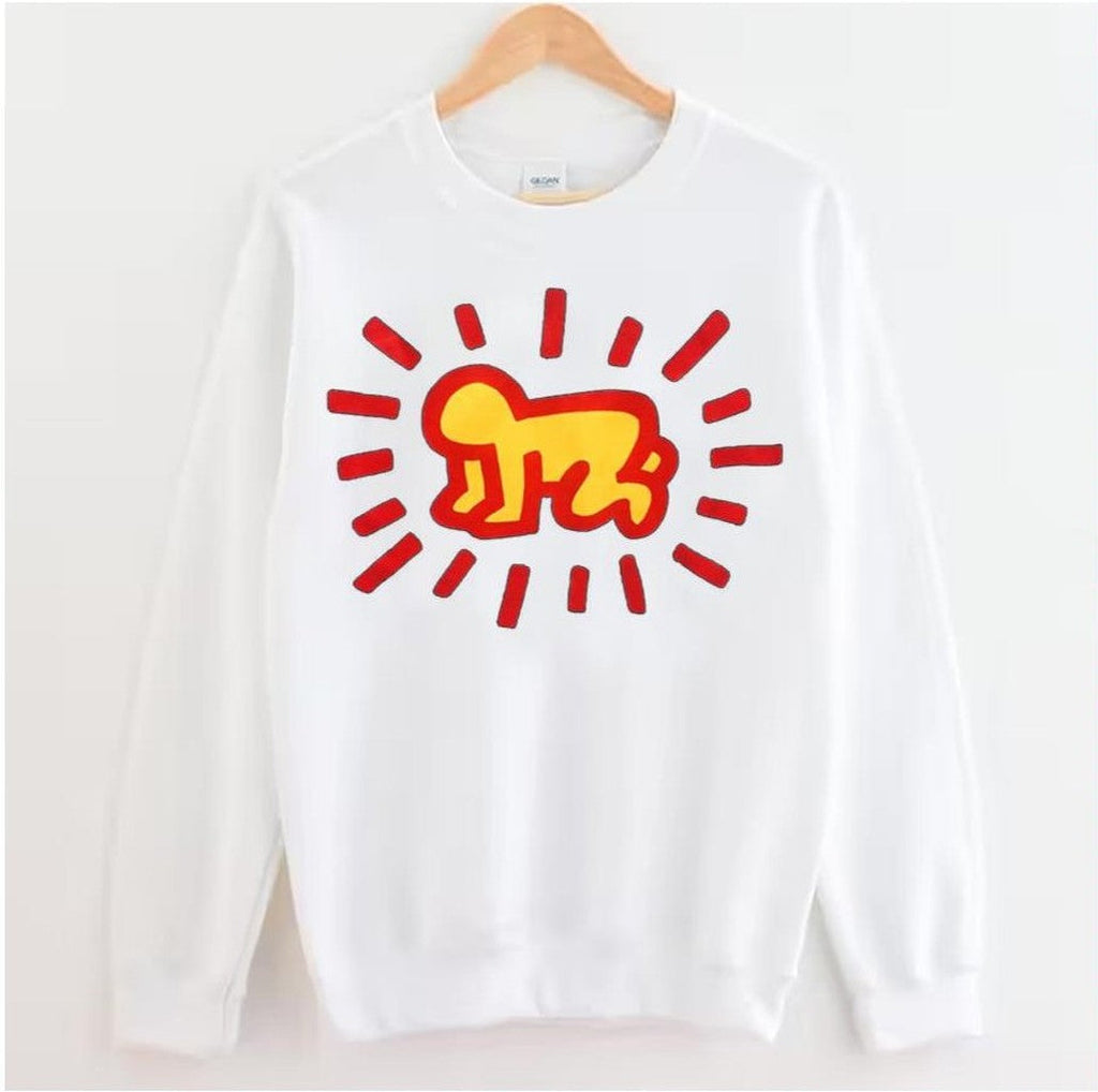 Baby Strom Keith Haring Unisex Hoodie
