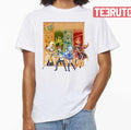 The Four Main Characters Of Konosuba Anime Unisex T-shirt