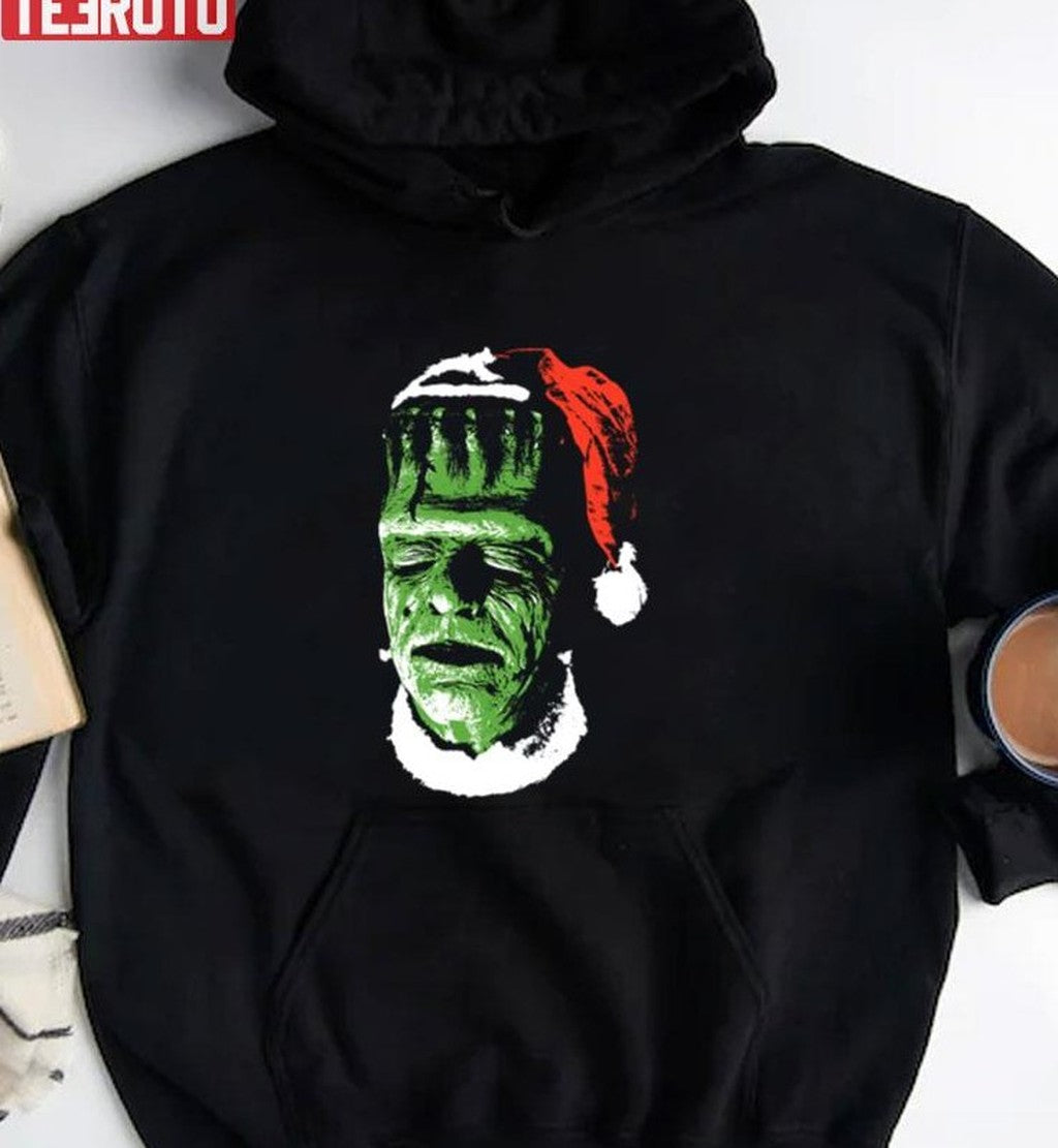 Santastein Frankenstein Monster Christmas Unisex Sweatshirt