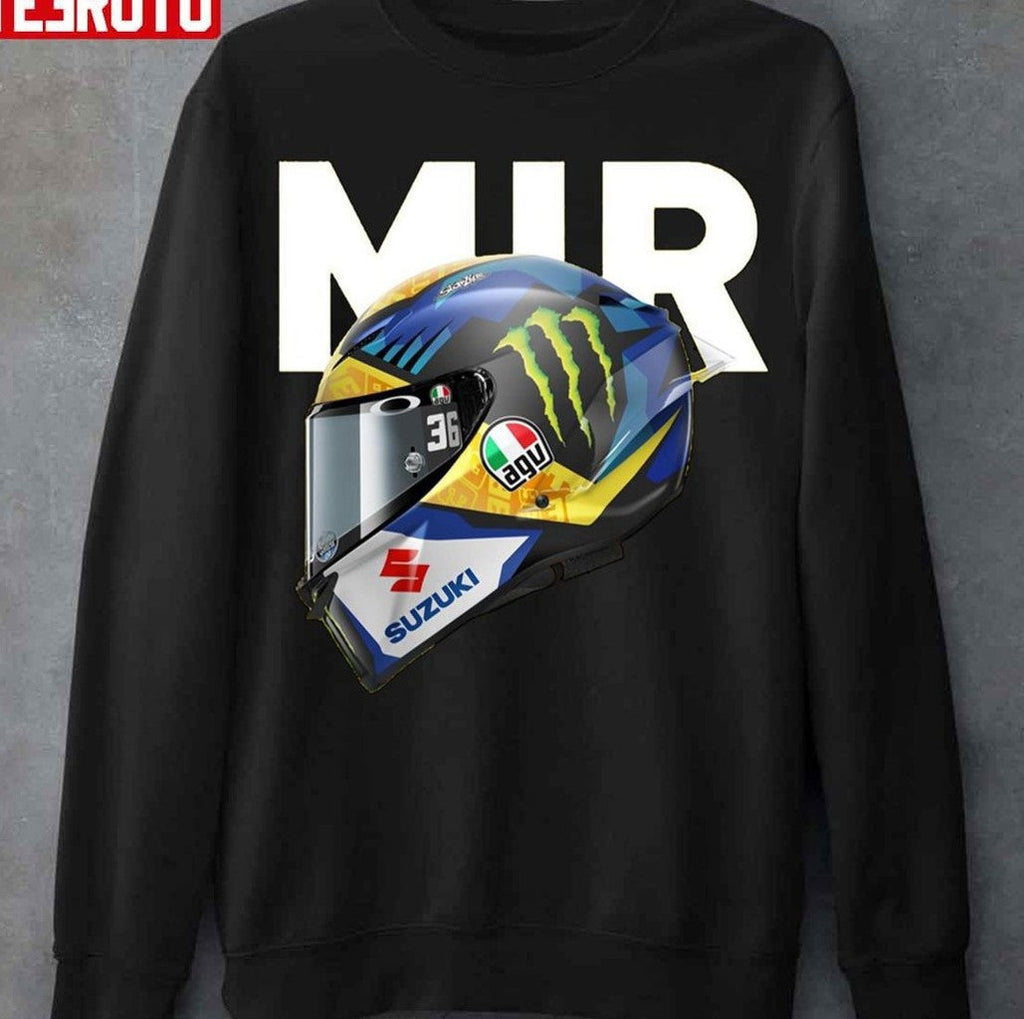 The Helmet Design Joan Mir World Champion Unisex Hoodie
