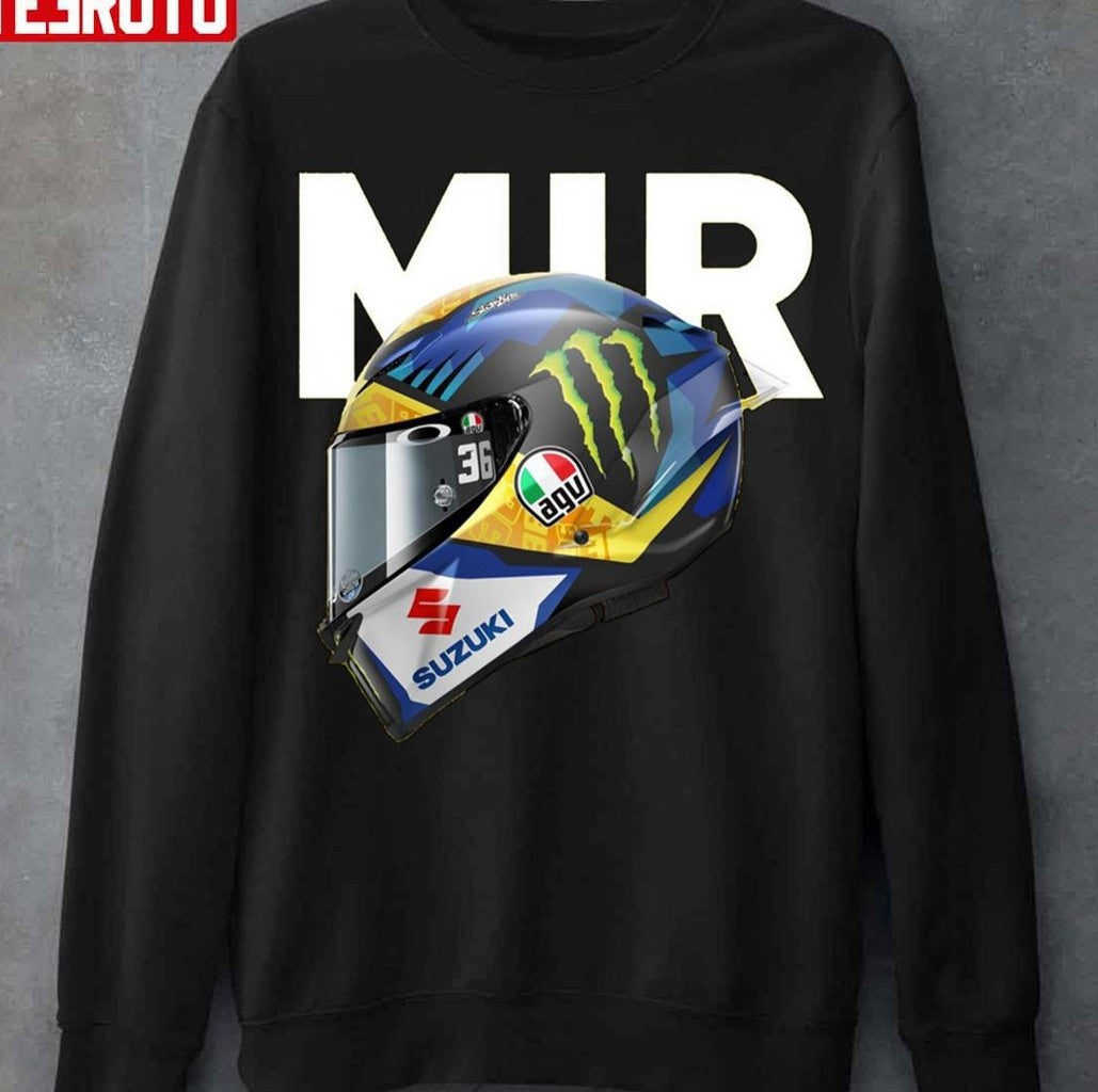 The Helmet Design Joan Mir World Champion Unisex Hoodie