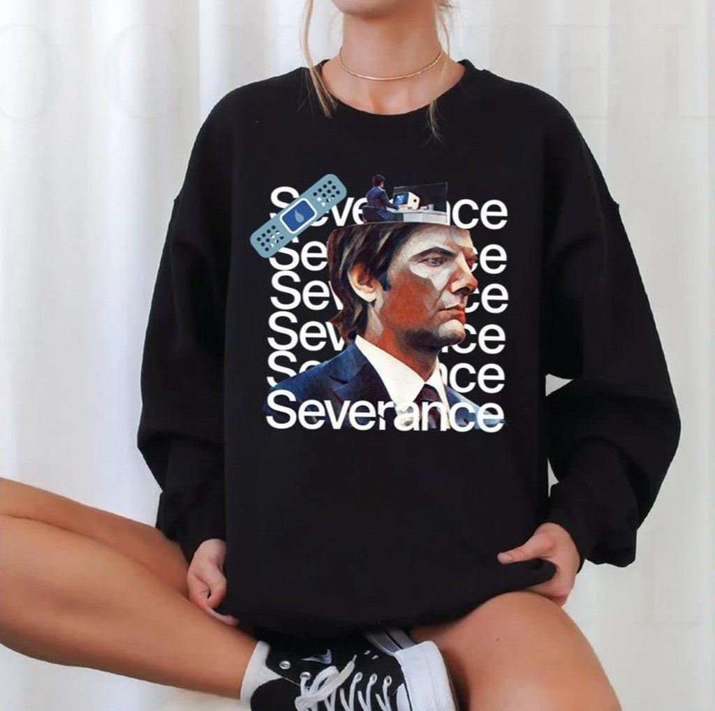 Badage Severance Illustration Movie Unisex Sweatshirt