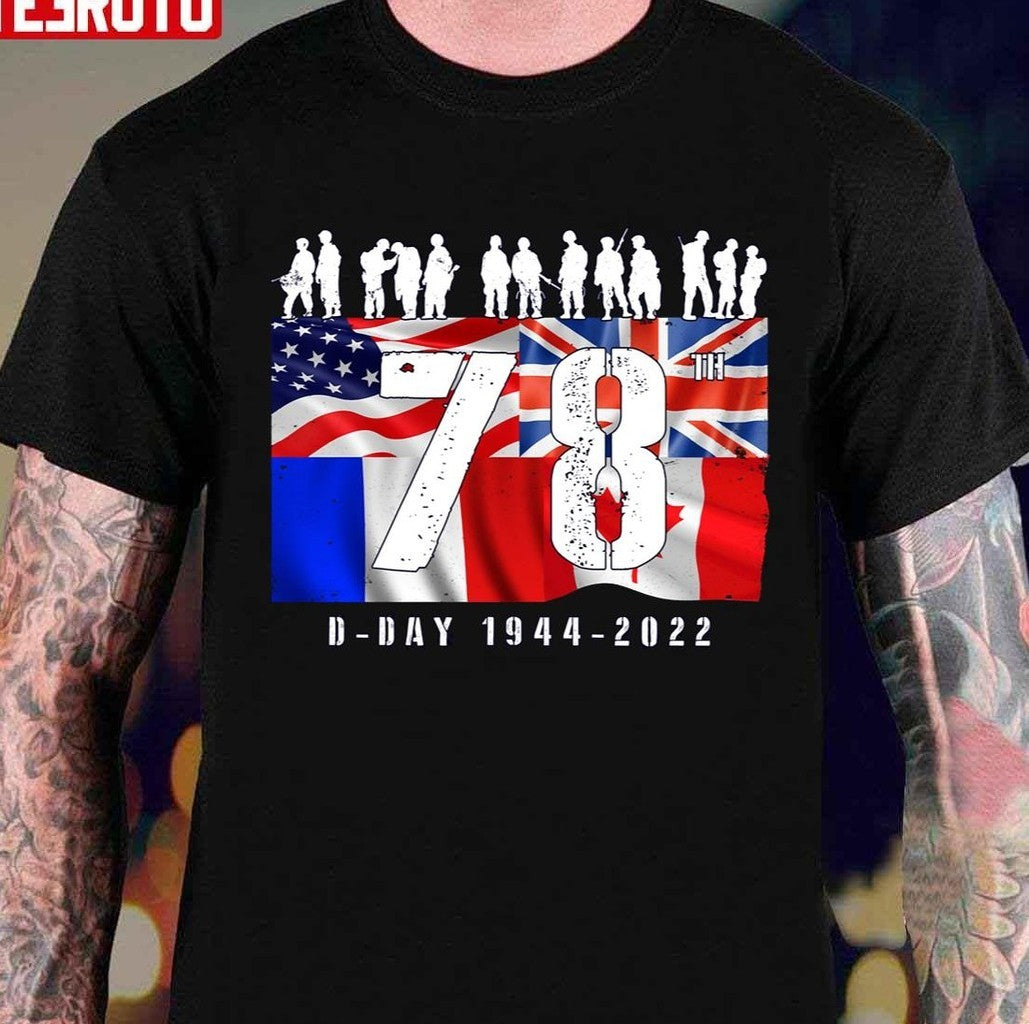 78th Anniversary WW2 Day Allied Landing France Unisex Sweatshirt