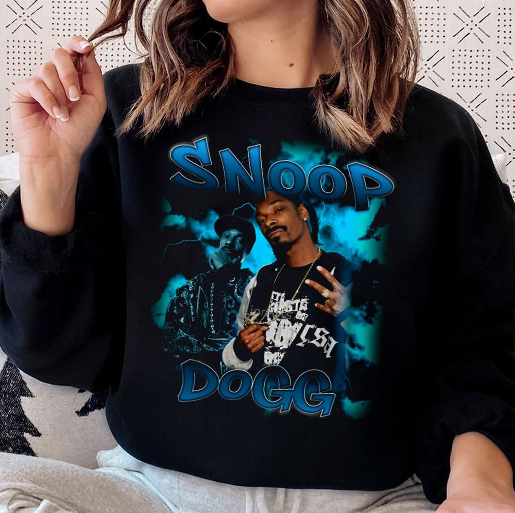 Snoop Dogg 90s Bootleg Rapper Singer Record Producer And Actor Vintage Unisex Sweatshirt