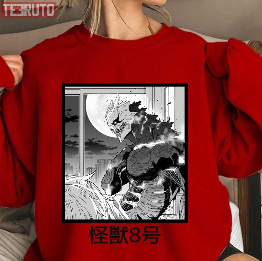 Night Kaiju No8 In Japanese Unisex T-Shirt