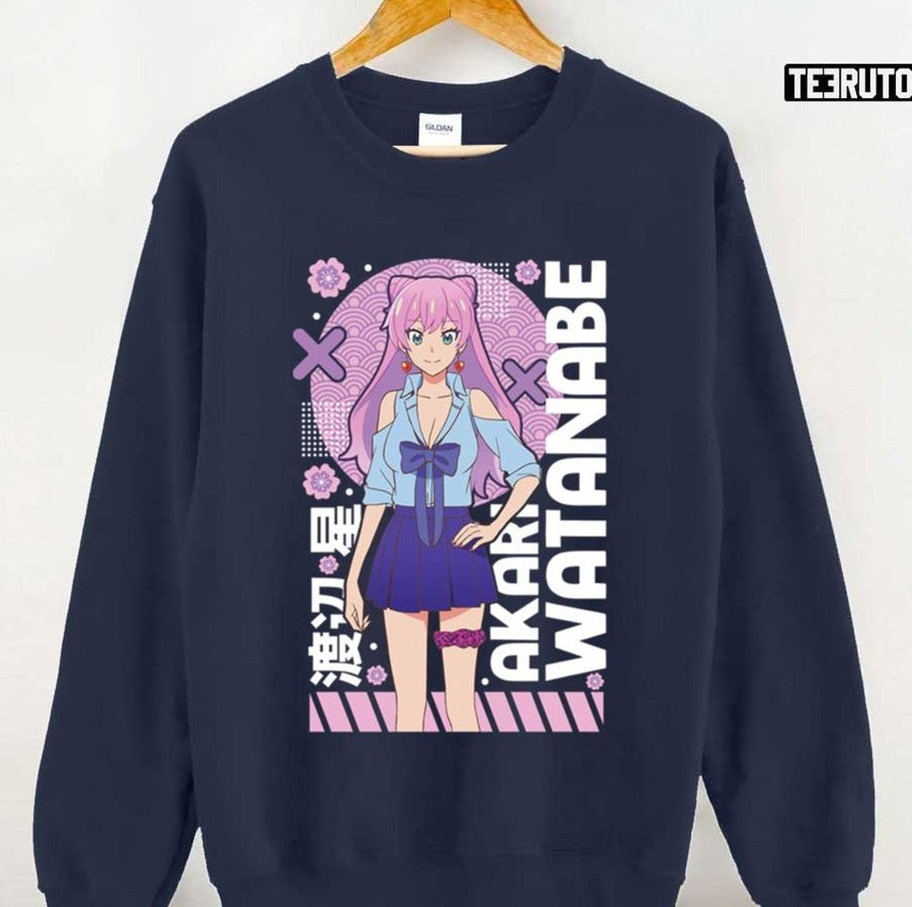 More Than A Married Couple But Not Lovers Cute Sexy Lovely Girl Akari Unisex Sweatshirt