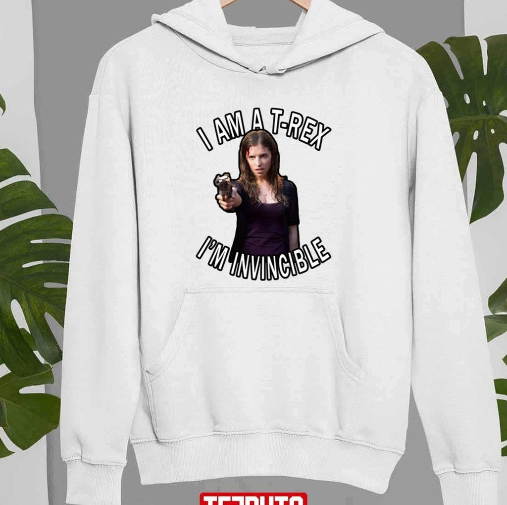 Anna Kendrick I Am A T-Rex I'm Invincible Unisex Sweatshirt