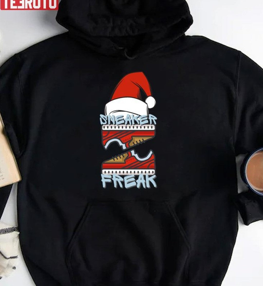 Sneaker Freak Christmas Blue Sneakerhead Creps Trainers 2023 Sweatshirt