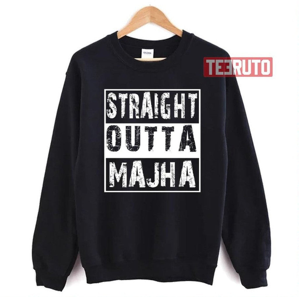 Straight Outta Majha Sher Punjabi Unisex T-Shirt