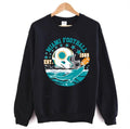 Round Design Miami Sports Football Est 1966 Football Helmet Novelty Unisex Sweatshirt