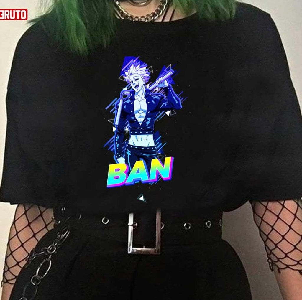 Neon Design Geometric Seven Deadly Sins Ban Greed Unisex T-Shirt