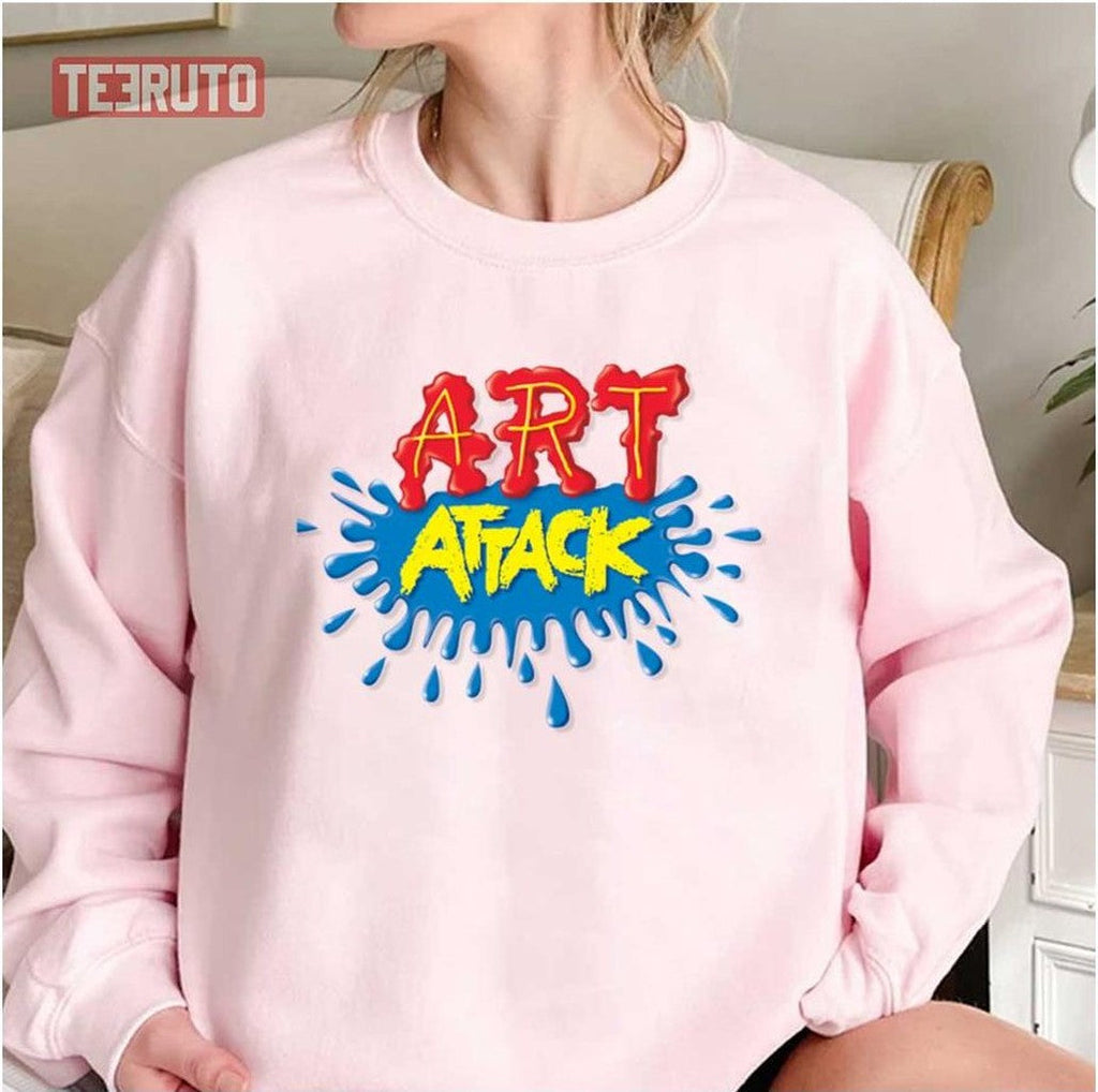 Art Attack Logo Kids Tv Show Unisex Sweatshirt