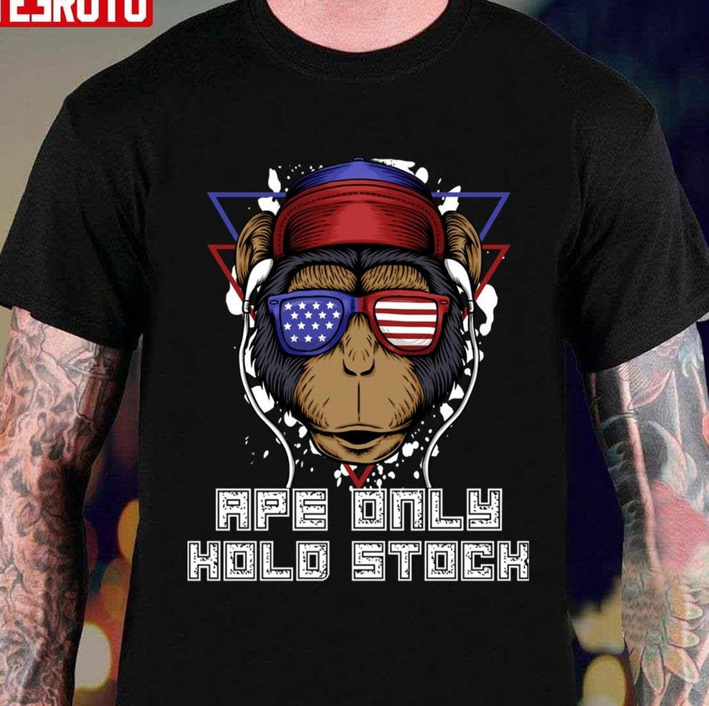 Ape Only Hold Stock US Glasses Unisex T-shirt