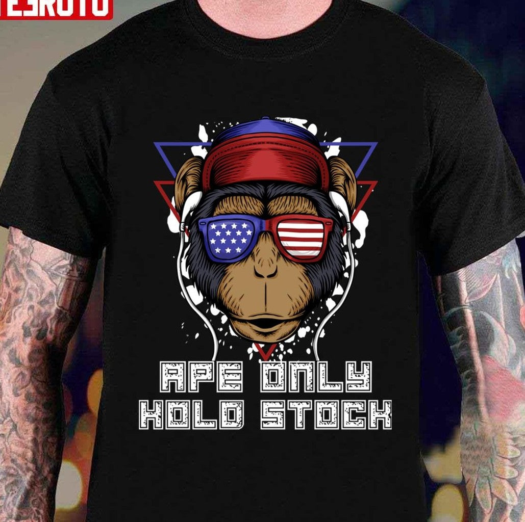 Ape Only Hold Stock US Glasses Unisex T-shirt