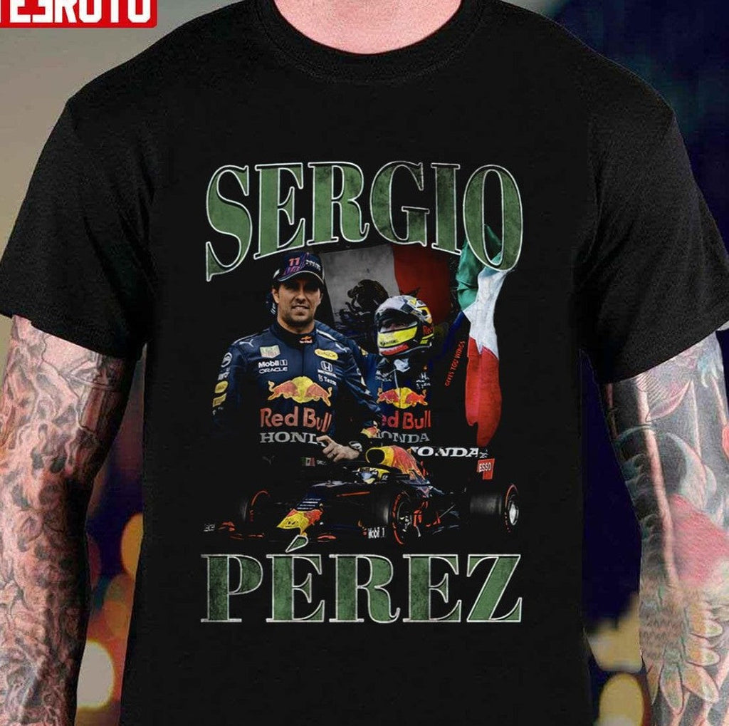 Sergio Perez Vintage Bootleg 90s Unisex T-Shirt