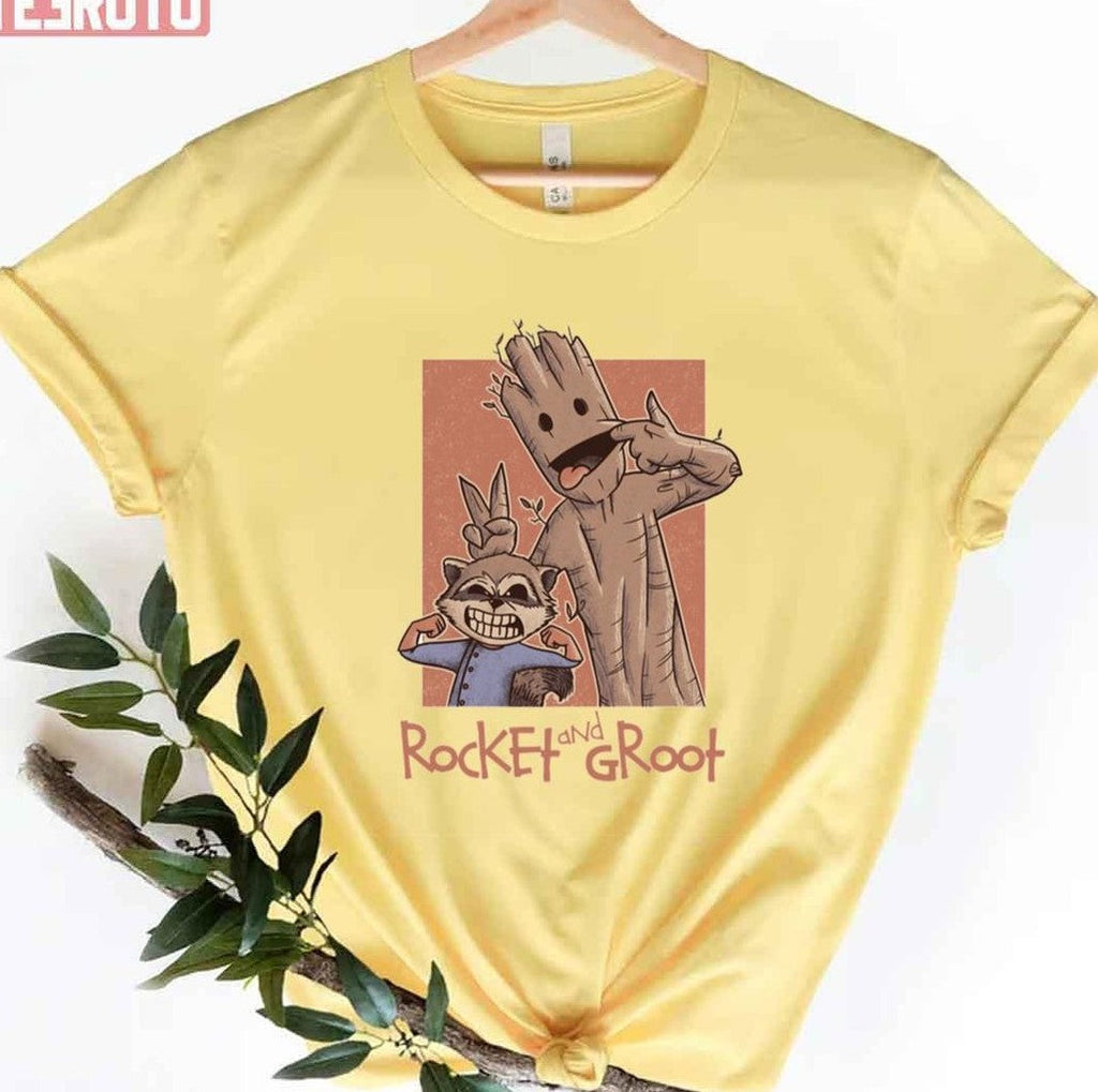 Rocket And Groot Unisex T-Shirt