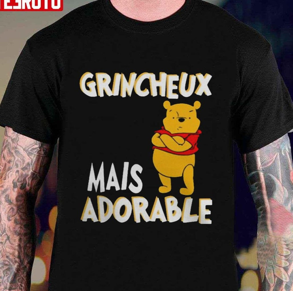 Pooh Grincheux Mais Adorable Unisex Sweatshirt
